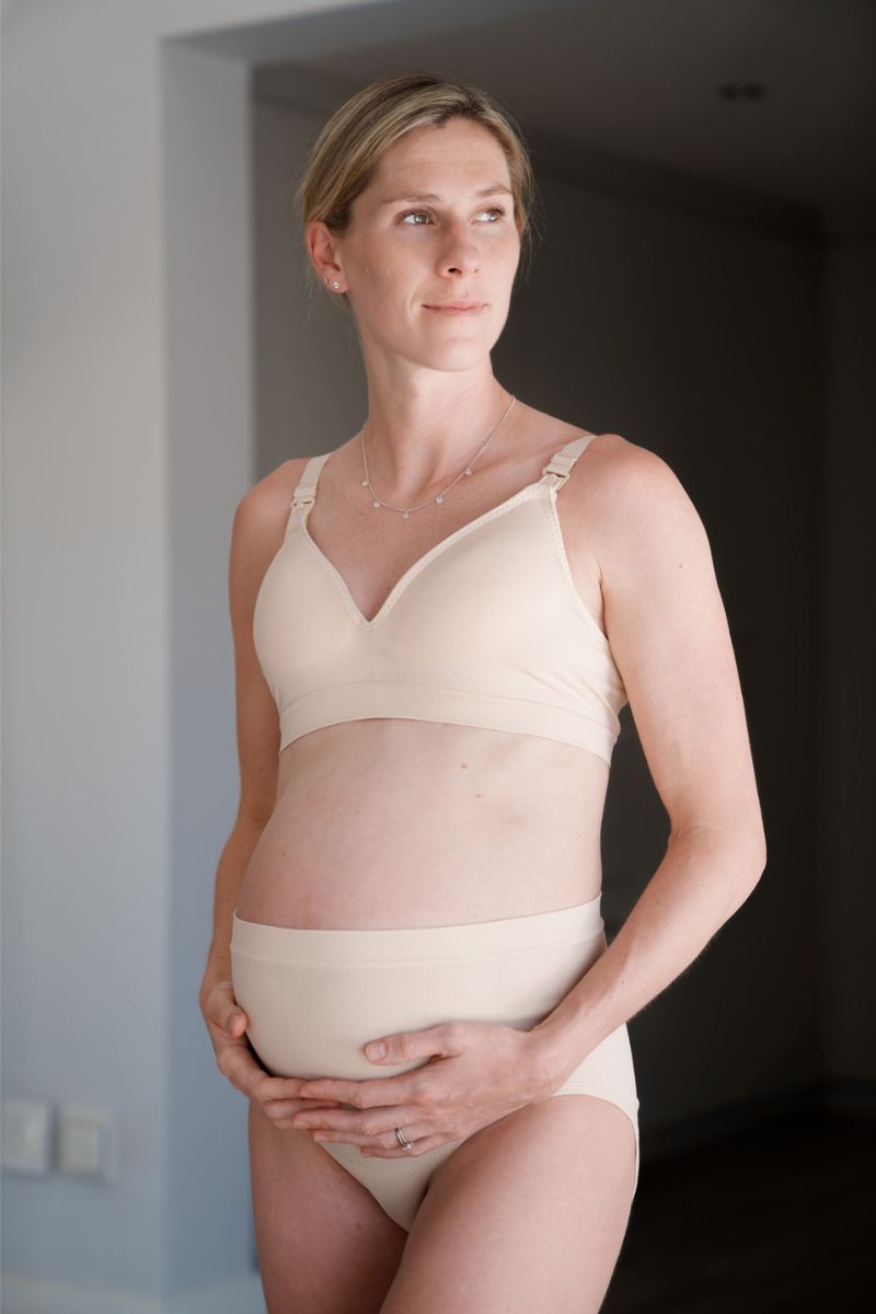Pamela Padded Nursing Bra | Nude