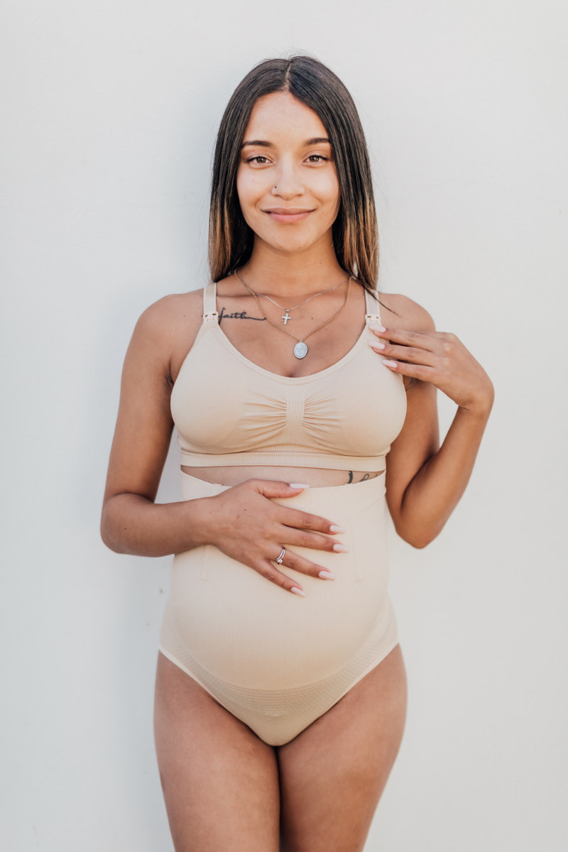 Kirsti | Super Stretch Nursing Bra | Nude
