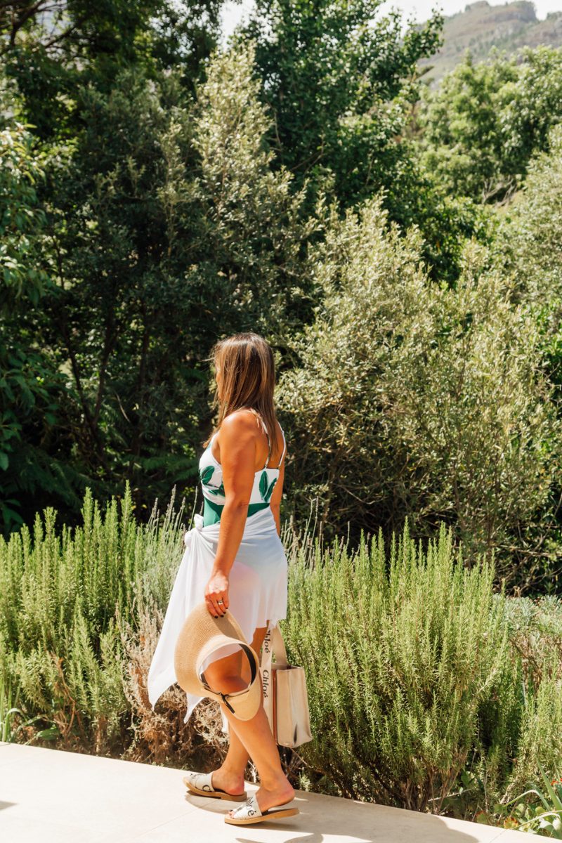 Lily | Criss Cross Green Leaf | One Piece