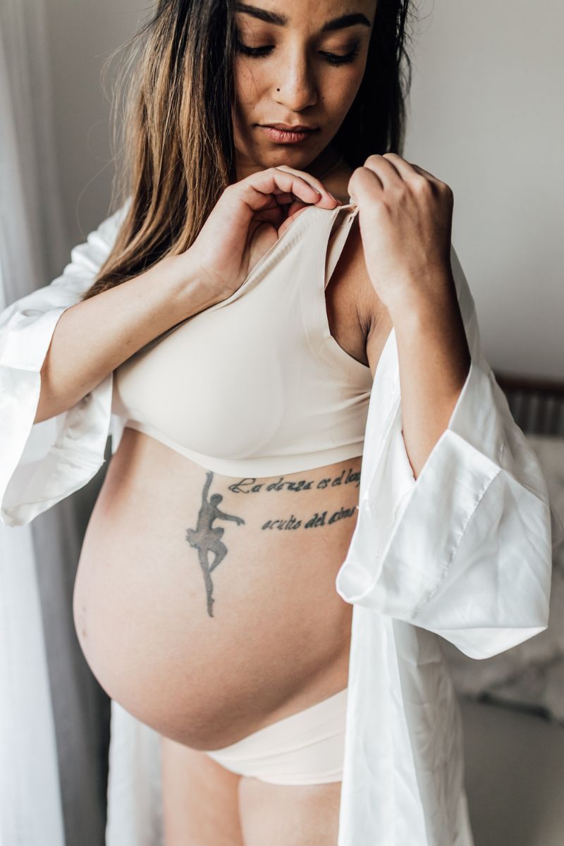 Anna | Seamless Nursing Bra | Nude