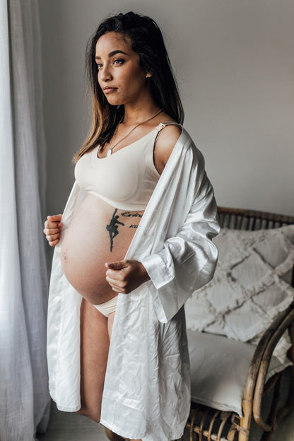 Anna | Seamless Nursing Bra | Nude