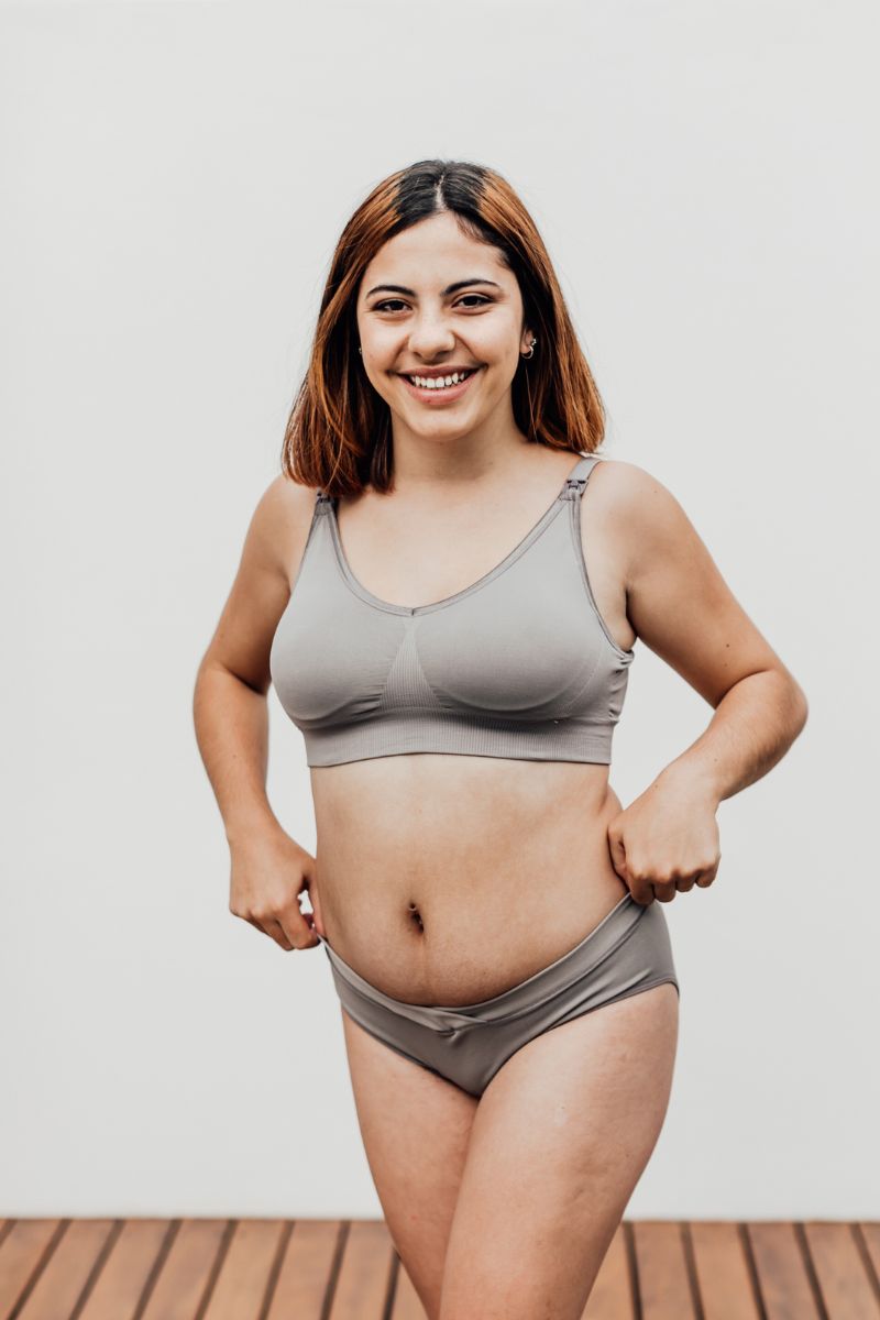 Jenna Nursing Bra | Grey