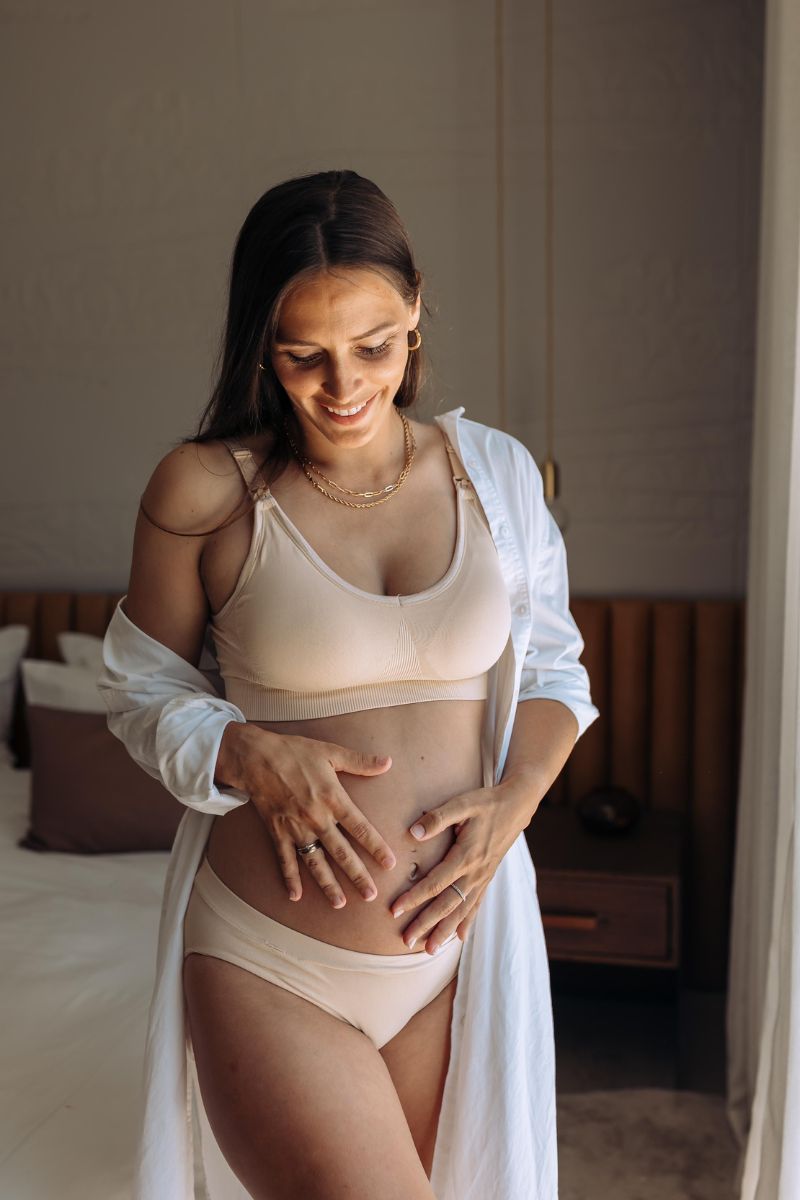 Jenna Nursing Bra | Nude