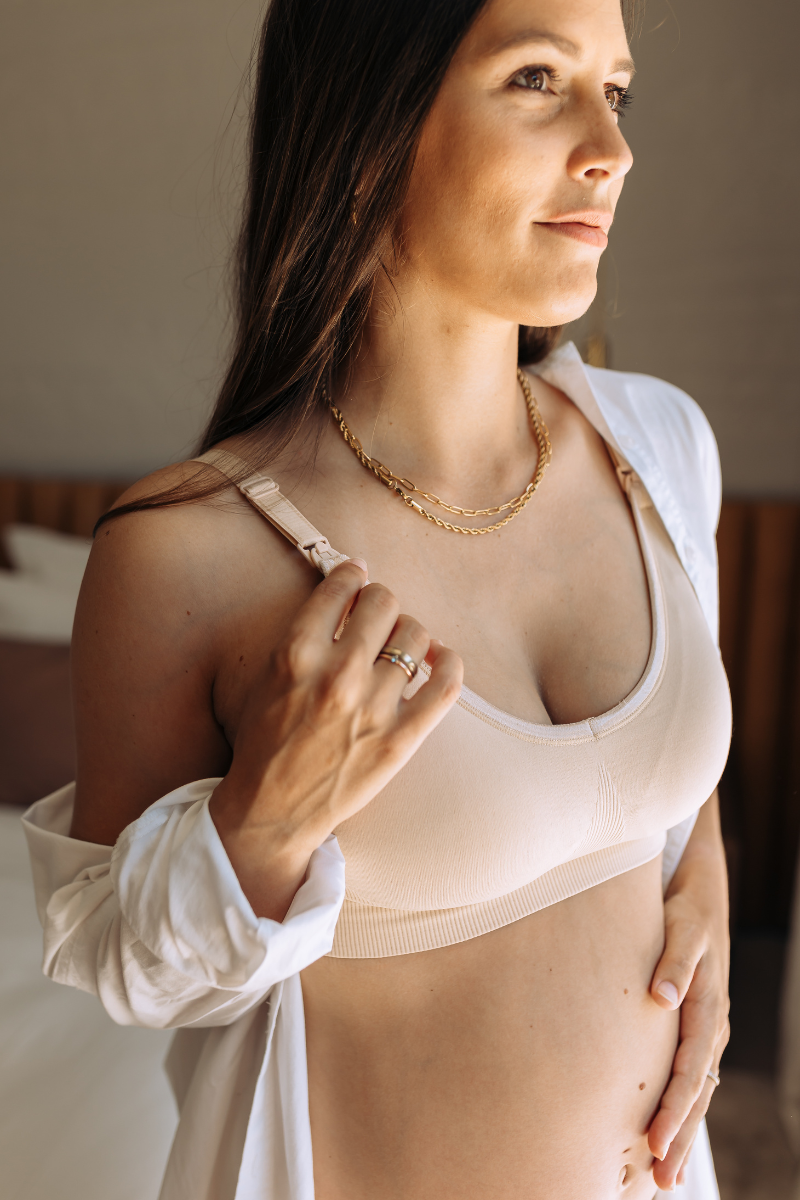 Jenna Nursing Bra | Nude