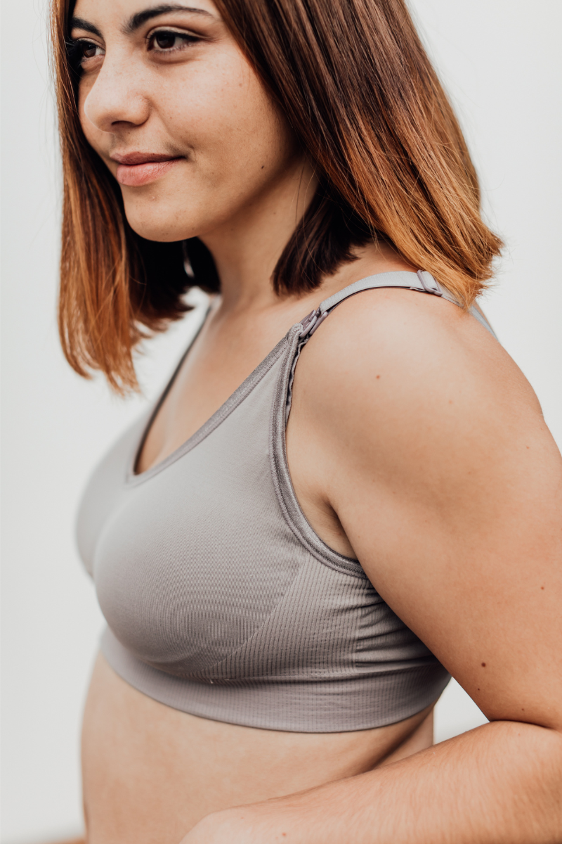 Jenna Nursing Bra | Grey