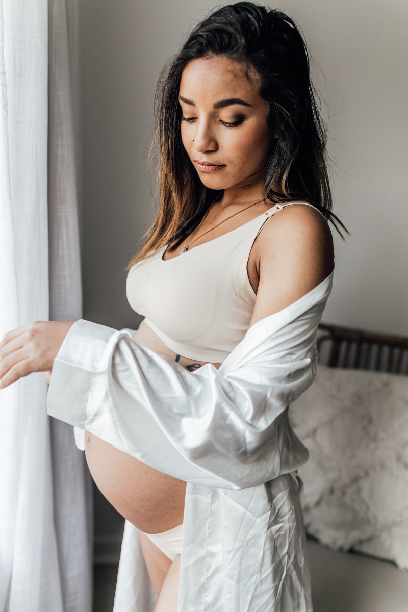 Anna | Seamless Nursing Bra | Nude
