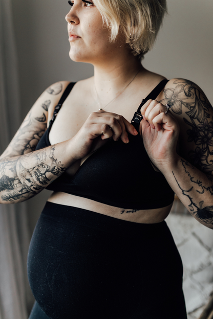 Pamela Padded Nursing Bra | Black